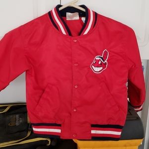 Kids Cleveland  Indians nylon jacket